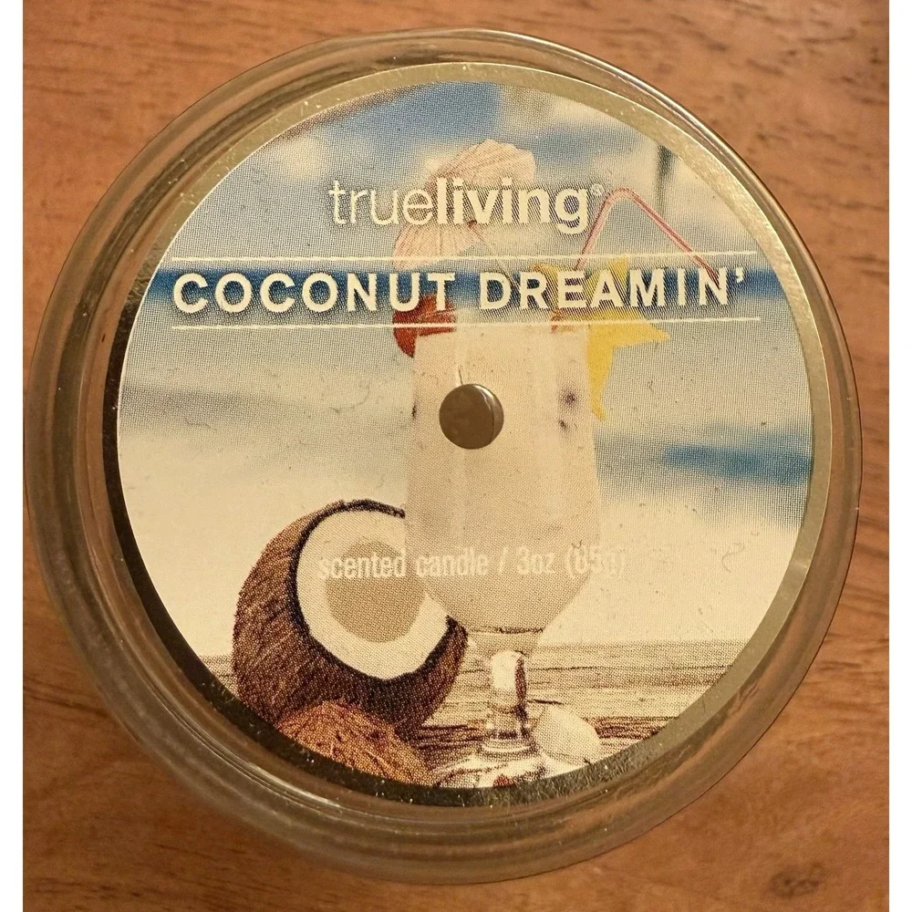True Living Coconut‎ Dreamin' 3oz Scented Candle